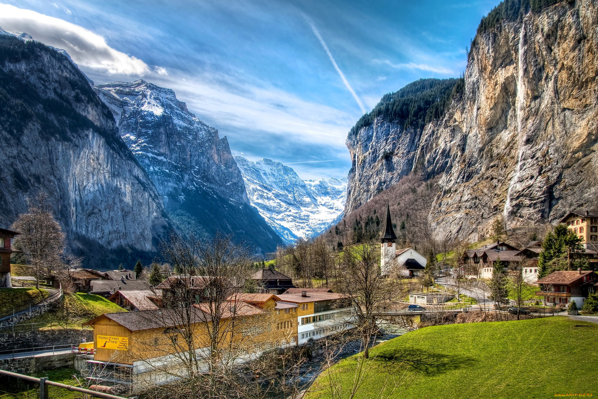 lauterbrunnen, switzerland, , - 